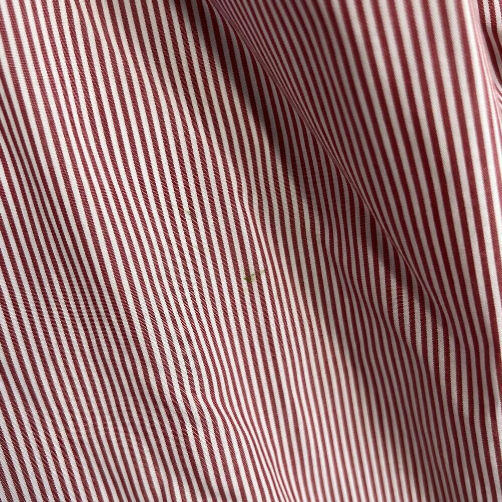 Brooks Brothers Shirt Mens 17-4/5 Red Striped Original Polo 346 Button Down - Picture 5 of 7